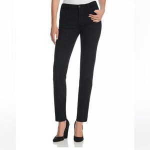 J Brand Amelia Vanity Black Slim Straight Classic MidRise Denim Jeans Size 25